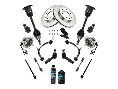 19-Piece Steering and Suspension Kit (07-13 Sierra 1500 w/ Stock Cast Iron Lower Control Arms)