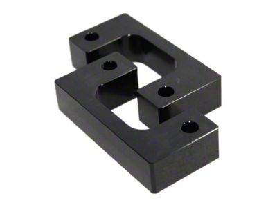 2-Inch Front Leveling Kit; Black (07-18 Sierra 1500, Excluding 14-18 Denali)