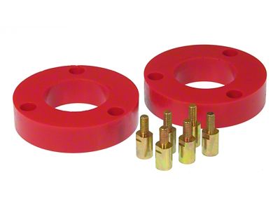 2-Inch Front Leveling Kit; Red (07-09 Sierra 1500)