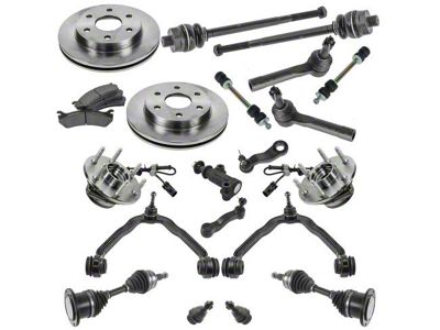 20-Piece Steering, Suspension and Brake Kit (99-06 4WD Sierra 1500 w/ Rear Disc Brakes)