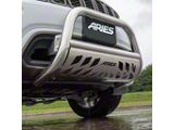 3-Inch Bull Bar; Polished Stainless (19-26 Sierra 1500, Excluding Diesel)