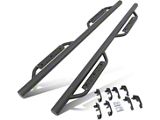 3-Inch Nerf Drop Side Step Bars; Black (07-18 Sierra 1500 Crew Cab)