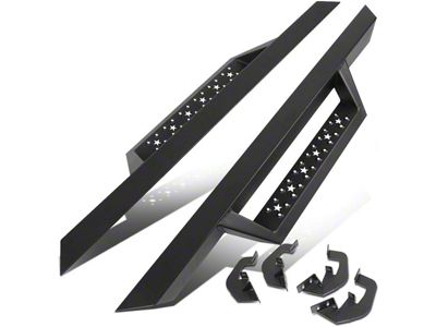 3-Inch Nerf Side Step Bars; Black (07-18 Sierra 1500 Regular Cab)