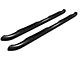 3-Inch Round Side Step Bars; Black (07-18 Sierra 1500 Extended/Double Cab)