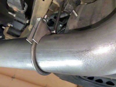 3.50-Inch Aluminized Single Exhaust System with HVS Welded Muffer; Side Exit (19-25 2.7L Sierra 1500)