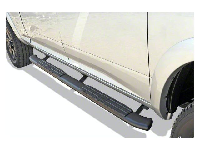 4-Inch Blackout Series Side Step Bars (19-24 Sierra 1500 Double Cab)