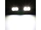 4-Inch Corrugated Lens LED Pod Lights; Flood Beam (Universal; Some Adaptation May Be Required)
