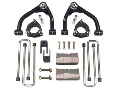 Tuff Country 4-Inch Uni-Ball Upper Control Arm Suspension Lift Kit (07-18 2WD Sierra 1500 w/ Stock Cast Steel Control Arms)