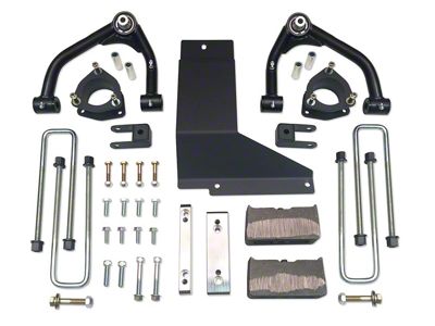 Tuff Country 4-Inch Uni-Ball Upper Control Arm Suspension Lift Kit with SX8000 Shocks (07-13 4WD Sierra 1500)