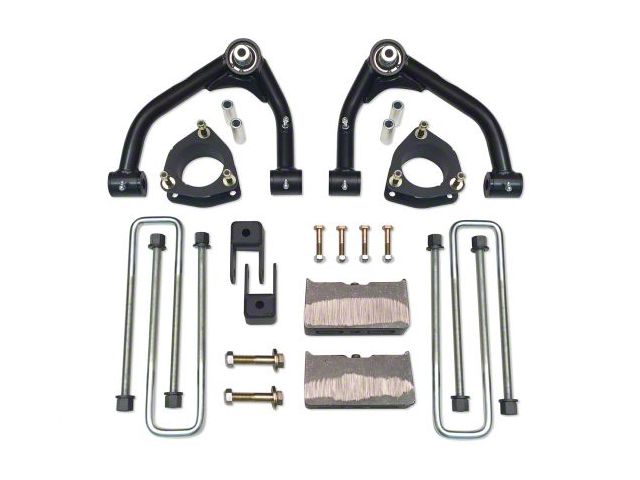 Tuff Country 4-Inch Uni-Ball Upper Control Arm Suspension Lift Kit with SX8000 Shocks (14-18 2WD Sierra 1500 w/ Stock Cast Aluminum or Stamped Steel Control Arms, Excluding Denali)