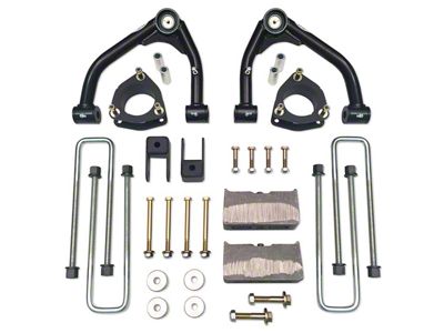 Tuff Country 4-Inch Upper Control Arm Suspension Lift Kit (14-18 4WD Sierra 1500 w/ Stock Cast Steel Control Arms)