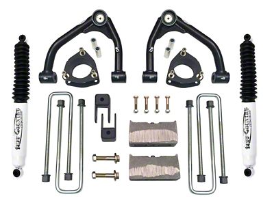 Tuff Country 4-Inch Upper Control Arm Suspension Lift Kit with SX8000 Shocks (14-18 2WD Sierra 1500 w/ Stock Cast Aluminum or Stamped Steel Control Arms, Excluding Denali)