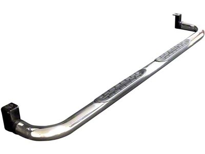 Go Rhino 3-Inch 4000 Series Cab Length Side Step Bars; Polished (19-25 Sierra 1500 Crew Cab)