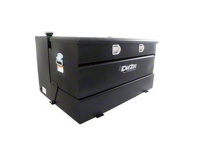 46-Inch Specialty Series Combo L-Shaped Transfer Tank; Textured Black (Universal; Some Adaptation May Be Required)