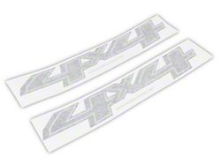 4x4 Decal; Blackout (14-17 Sierra 1500)