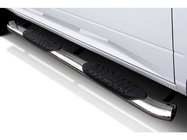 5-Inch Extreme Side Step Bars; Stainless Steel (07-18 Sierra 1500 Extended/Double Cab)