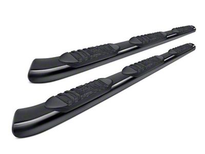 5-Inch Extreme Wheel-to-Wheel Side Step Bars; Black (19-25 Sierra 1500 Double Cab)
