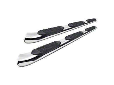 5-Inch Extreme Wheel-to-Wheel Side Step Bars; Stainless Steel (19-24 Sierra 1500 Crew Cab)