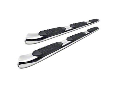 5-Inch Extreme Wheel to Wheel Side Step Bars; Stainless Steel (19-23 Sierra 1500 Crew Cab)