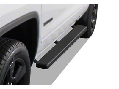5-Inch iStep Running Boards; Black (19-24 Sierra 1500 Double Cab)