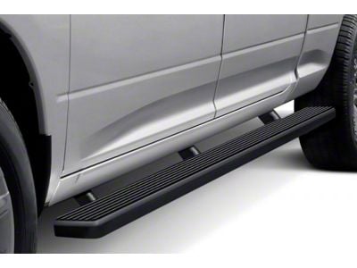 5-Inch iStep Wheel-to-Wheel Running Boards; Black (99-13 Sierra 1500 Extended Cab w/ 5.80-Foot Short Box)