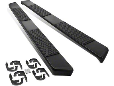 5-Inch Running Boards; Black (19-25 Sierra 1500 Crew Cab)