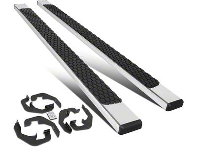 5-Inch Running Boards; Stainless Steel (07-18 Sierra 1500 Extended/Double Cab)