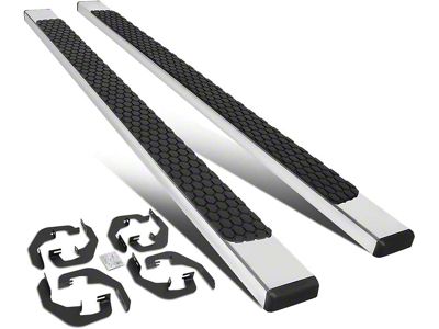 5-Inch Running Boards; Stainless Steel (07-18 Sierra 1500 Crew Cab)