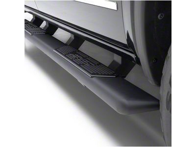 AscentStep 5.50-Inch Running Boards; Carbide Black (19-25 Sierra 1500 Crew Cab)
