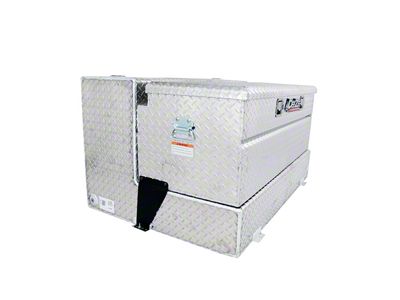 56-Inch Specialty Series Combo L-Shaped Transfer Tank; 111-Gallon; Brite-Tread (99-26 Sierra 1500 w/ 8-Foot Long Box)