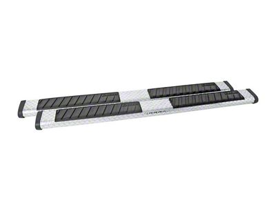 6-Inch Brite-Tread Side Step Bars without Mounting Brackets; Silver (99-24 Sierra 1500 Crew Cab)