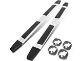 6-Inch Flat Step Bar Running Boards; Silver (19-26 Sierra 1500 Crew Cab)