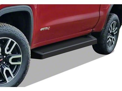 6-Inch iRunning Boards; Black (19-25 Sierra 1500 Crew Cab)