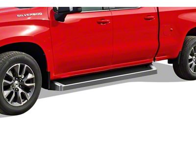6-Inch iRunning Boards; Polished (19-25 Sierra 1500 Crew Cab)