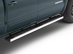 6-Inch Nerf Side Step Bars; Stainless Steel (07-18 Sierra 1500 Crew Cab)