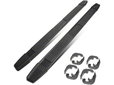 6-Inch Running Boards; Black (07-18 Sierra 1500 Crew Cab)