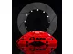 6-Piston Front Big Brake Kit with 16-Inch Slotted Rotors; Red Calipers (19-24 Sierra 1500)