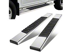 6.75-Inch Running Boards; Polished (07-18 Sierra 1500 Crew Cab)