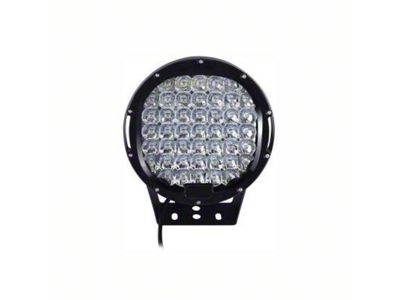 9-Inch Black Round LED Light; Spot/Flood Combo Beam (Universal; Some Adaptation May Be Required)