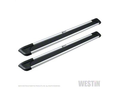 93-Inch Sure-Grip Running Boards; Brite Aluminum (04-06 Sierra 1500 Crew Cab)