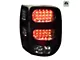 LED Tail Lights; Gloss Black Housing; Smoked Lens (07-13 Sierra 1500)