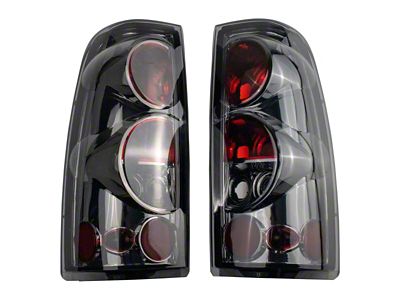 Altezza Performance Tail Lights; Chrome Housing; Smoked Lens (99-03 Sierra 1500 Fleetside)