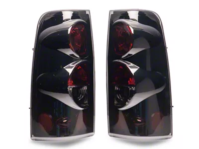 Altezza Tail Lights; Black Housing; Smoked Lens (99-03 Sierra 1500 Fleetside)