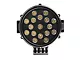 Atlas Roll Bar with 7-Inch Black Round LED Lights; Black (01-24 Sierra 1500)