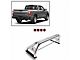Atlas Roll Bar with 7-Inch Red Round LED Lights; Stainless Steel (01-24 Sierra 1500)