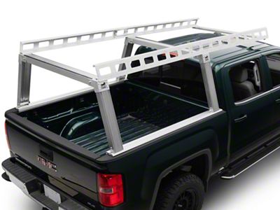 Base K2 Over Cab Rack; Silver (04-26 Sierra 1500 w/ 5.80-Foot Short Box)