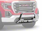 Beacon Bull Bar with Skid Plate; Stainless Steel (19-25 Sierra 1500)