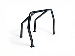 Go Rhino Single Bar/Single Kicker Bed Bar; Black (99-18 Sierra 1500 Fleetside)