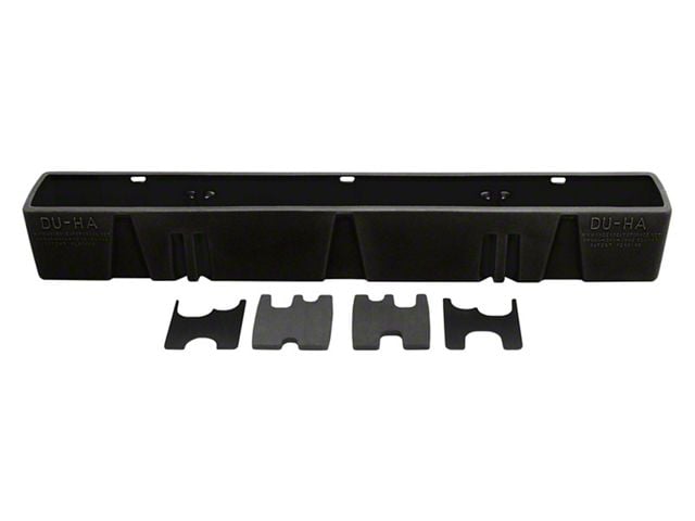 Behind-the-Seat Storage; Black (04-06 Sierra 1500 Crew Cab)