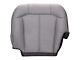 Replacement Bottom Seat Cover; Driver Side; Dark Pewter/Gray Leather with Graphite Carpet Trim (00-02 Sierra 1500)